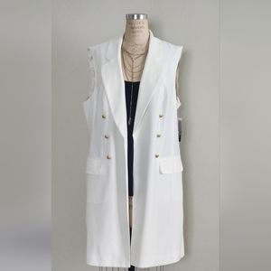 NWT INC white vest